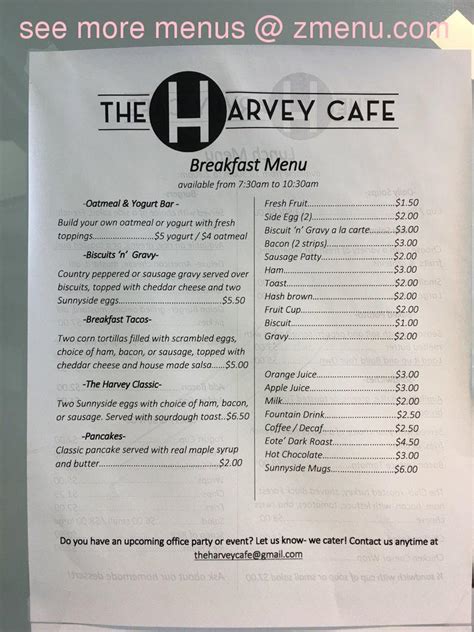 the harvey okc|The Harvey Cafe